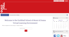 Desktop Screenshot of moodle.gsmd.ac.uk